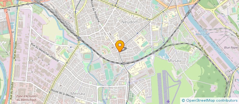 localisation de l'entreprise TAXI-PHONE POLYGONE à STRASBOURG
