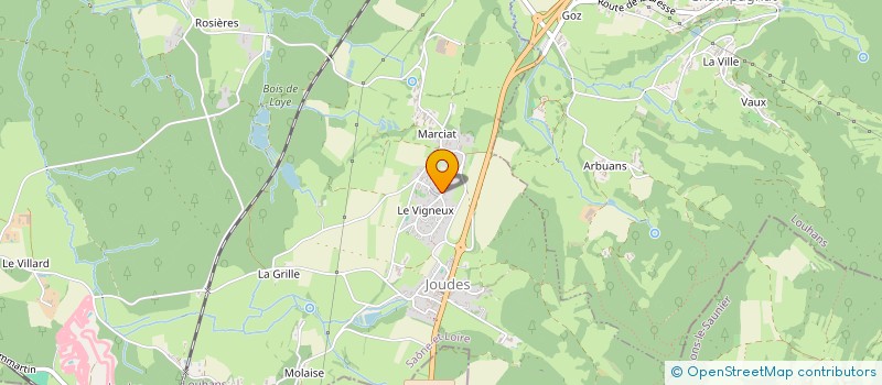 localisation de l'entreprise TAXI PICHOT  JOUDES