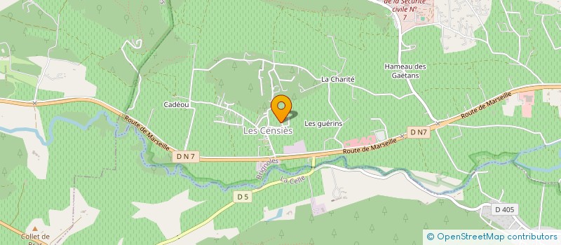 localisation de l'entreprise TAXI PIN à BRIGNOLES