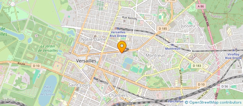 localisation de l'entreprise TAXI PREMIUM à VERSAILLES