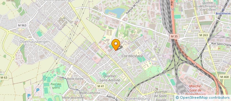 localisation de l'entreprise TAXI PREMIUM à STRASBOURG