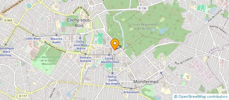 localisation de l'entreprise TAXI PRESTIGE à CLICHY SOUS BOIS