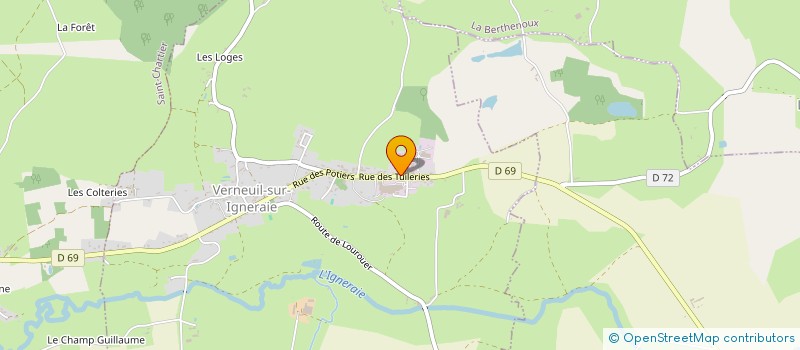 localisation de l'entreprise TAXI PREVAUTEL à VERNEUIL-SUR-IGNERAIE
