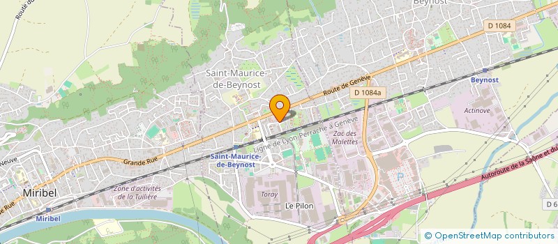 localisation de l'entreprise TAXI PRIMUS  SAINT-MAURICE-DE-BEYNOST