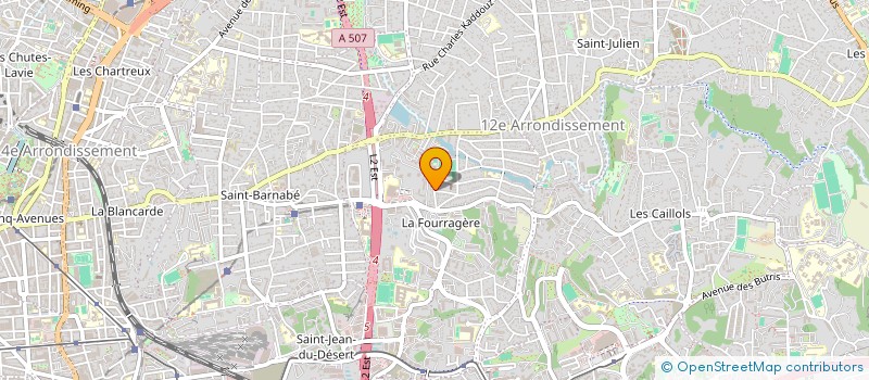 localisation de l'entreprise TAXI PRO JF à MARSEILLE