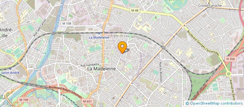 localisation de l'entreprise TAXI PRO LILLE à MARCQ-EN-BARŒUL