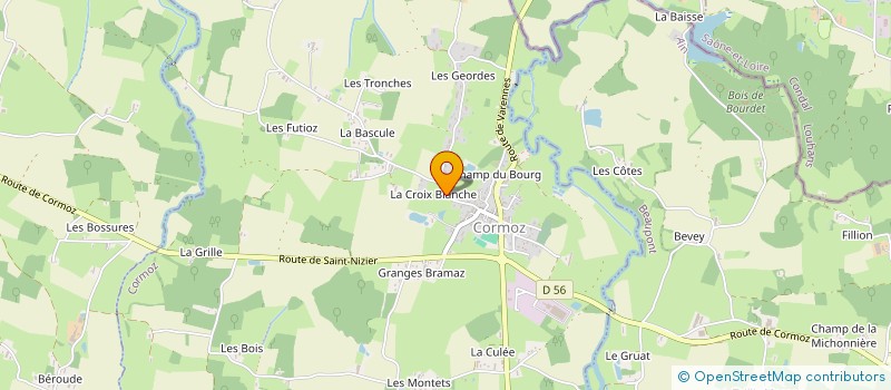 localisation de l'entreprise TAXI PROST à CORMOZ