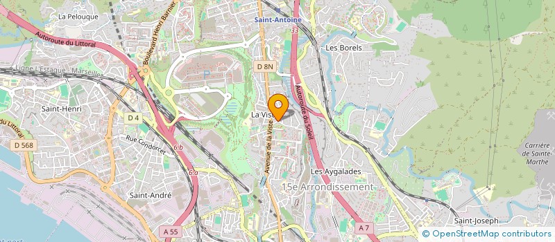 localisation de l'entreprise TAXI PROVENCE 13 à MARSEILLE