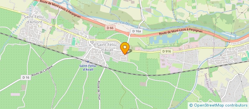 localisation de l'entreprise TAXI PULPON  SAINT-FELIU-D'AVALL