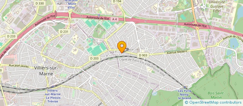 localisation de l'entreprise TAXI PVRIS  NOISY-LE-GRAND