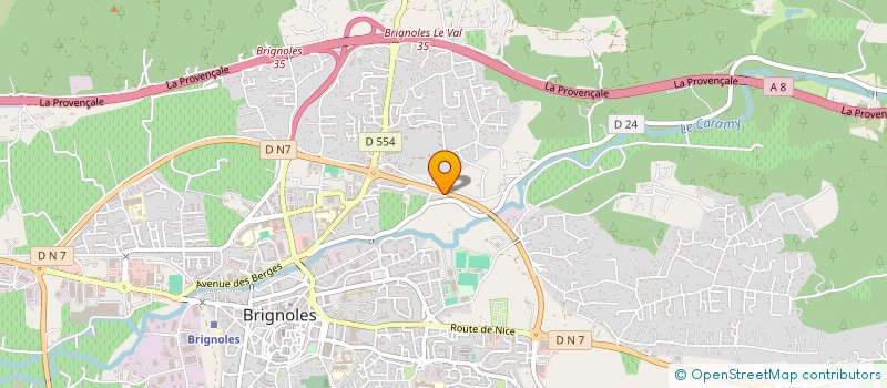 localisation de l'entreprise TAXI RABI  BRIGNOLES