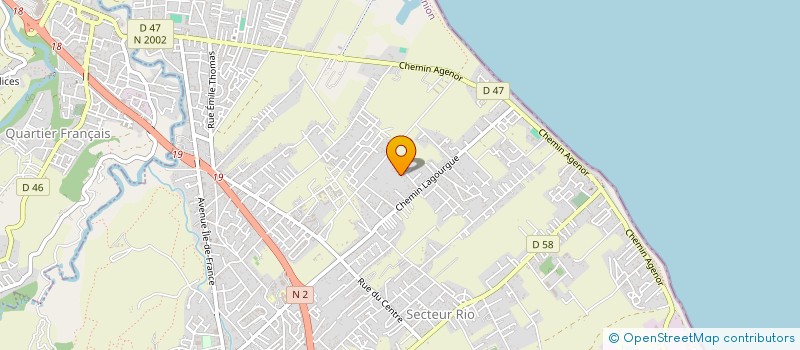 localisation de l'entreprise TAXI RANGANAYAGUY à SAINT-ANDRE