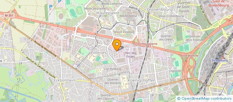 localisation de l'entreprise TAXI RED 67 à STRASBOURG