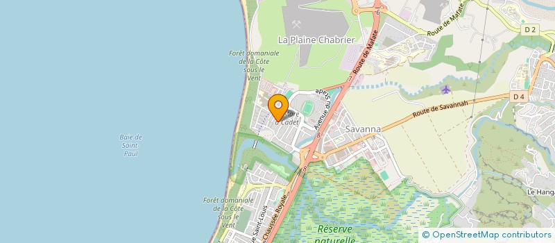 localisation de l'entreprise TAXI RESEAU ABNER à SAINT-PAUL