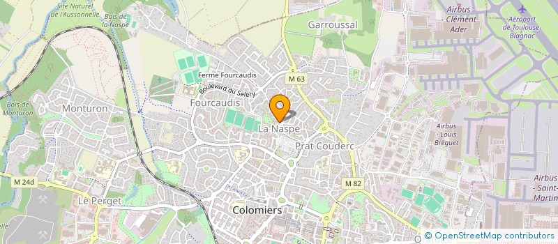 localisation de l'entreprise TAXI RHOBINSON 81 à COLOMIERS