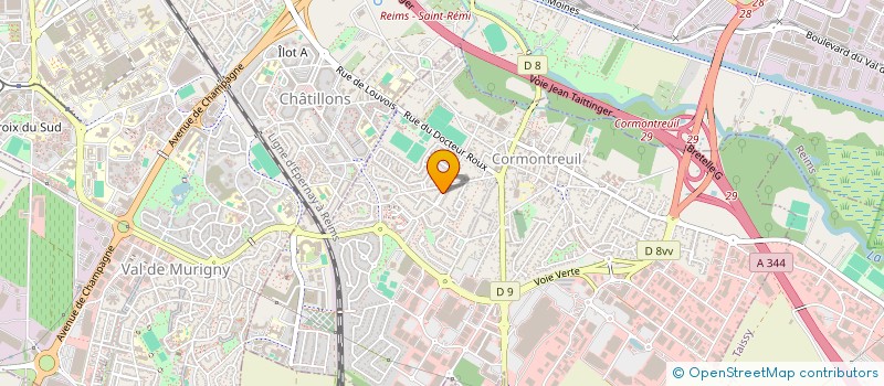 localisation de l'entreprise TAXI  RIDE  CORMONTREUIL