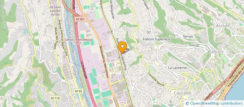 localisation de l'entreprise TAXI RIGAUD à NICE