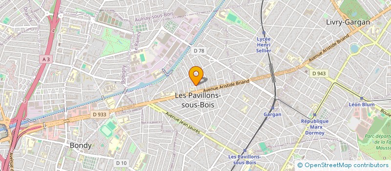 localisation de l'entreprise TAXI RM à LES PAVILLONS-SOUS-BOIS