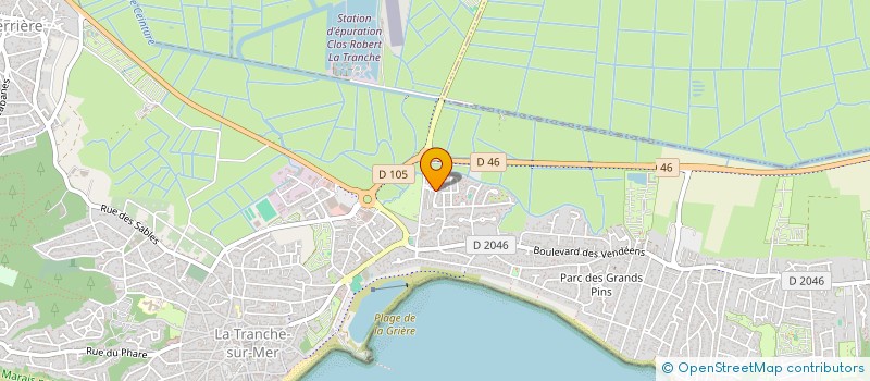 localisation de l'entreprise TAXI ROBIN à LA TRANCHE-SUR-MER