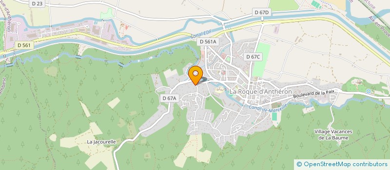 localisation de l'entreprise TAXI ROCASSIERS à LA ROQUE-D'ANTHERON
