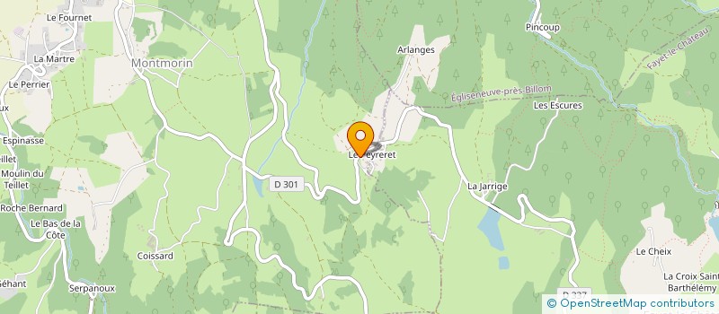 localisation de l'entreprise TAXI ROLAND  MONTMORIN