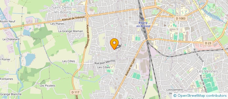 localisation de l'entreprise TAXI ROMAIN à SAINT-DENIS-LES-BOURG