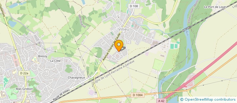 localisation de l'entreprise TAXI ROSSI à VILLIEU-LOYES-MOLLON