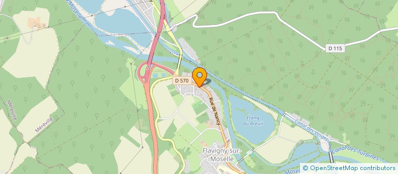 localisation de l'entreprise TAXI ROUDIK  FLAVIGNY-SUR-MOSELLE