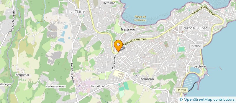 localisation de l'entreprise TAXI ROUZAUT  PERROS-GUIREC