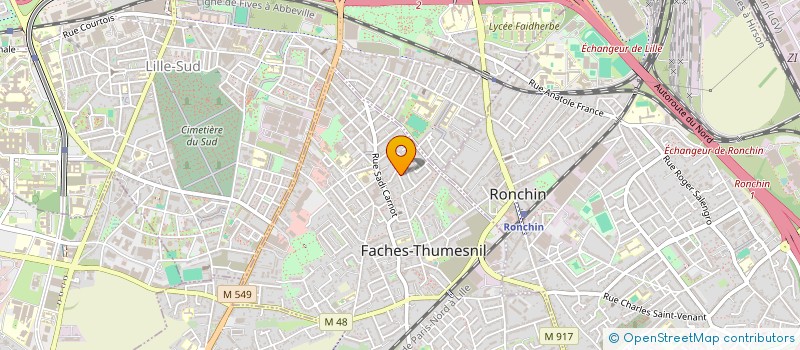 localisation de l'entreprise TAXI RS - HAUTS DE FRANCE à FACHES-THUMESNIL