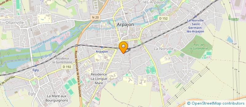 localisation de l'entreprise TAXI RSK à ARPAJON