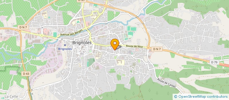 localisation de l'entreprise TAXI SABRINA  BRIGNOLES