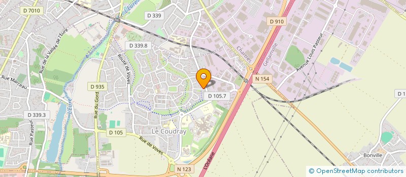 localisation de l'entreprise TAXI SAHBI  LE COUDRAY