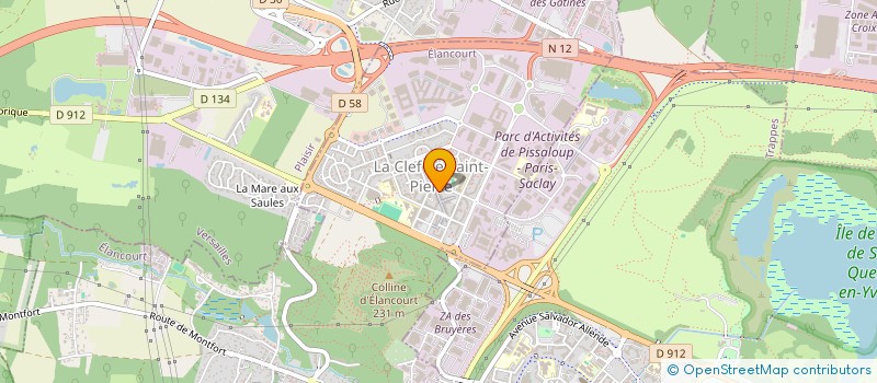 localisation de l'entreprise TAXI SAHLY à ELANCOURT