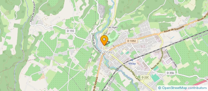 localisation de l'entreprise TAXI SAINT-ANTOINE à VINAY