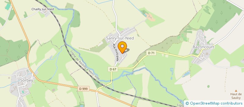 localisation de l'entreprise TAXI SAINT-EVE  SANRY-SUR-NIED