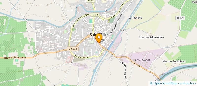 localisation de l'entreprise TAXI SAINT GILLOIS à ARLES