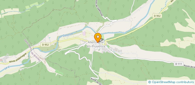 localisation de l'entreprise TAXI SAINT JULIEN à LA VERDIERE