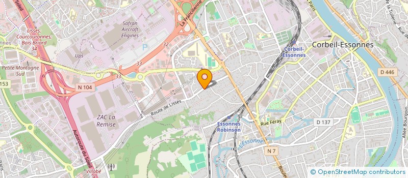 localisation de l'entreprise TAXI SAINT PIERRE DU PERRAY à CORBEIL-ESSONNES