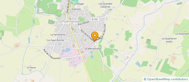 localisation de l'entreprise TAXI SAM  MAUGES-SUR-LOIRE