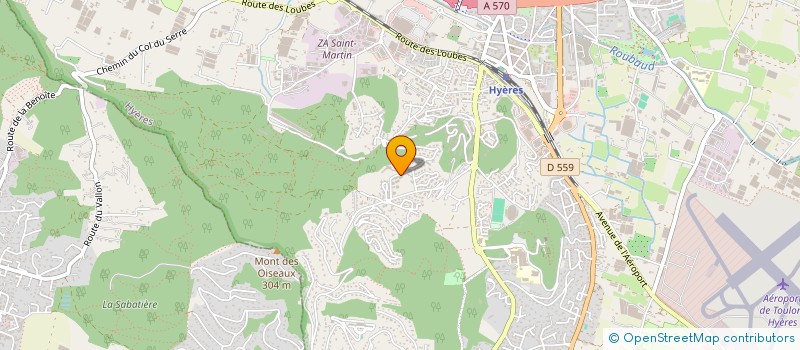 localisation de l'entreprise TAXI SAMUEL à HYERES