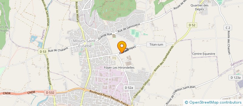 localisation de l'entreprise TAXI SANDRINE à MOURS-SAINT-EUSEBE