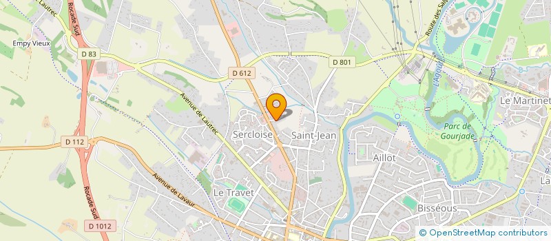 localisation de l'entreprise TAXI SANDRINE SEVERAC-RAYNAUD  CASTRES