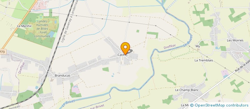 localisation de l'entreprise TAXI SARDAIS  DREFFEAC