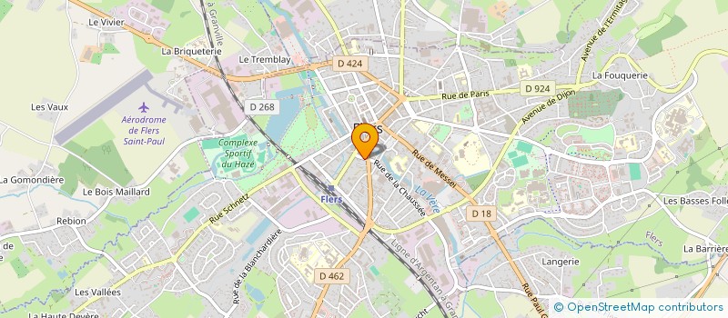 localisation de l'entreprise TAXI SAUQUES PIERRE à FLERS