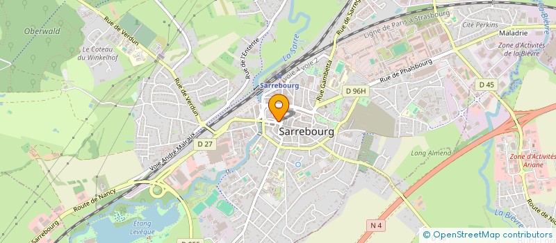 localisation de l'entreprise TAXI SBG  IMLING