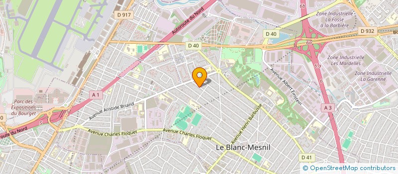 localisation de l'entreprise TAXI SCR à LE BLANC-MESNIL