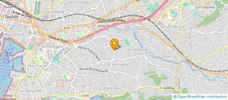 localisation de l'entreprise TAXI SEB 83  TOULON