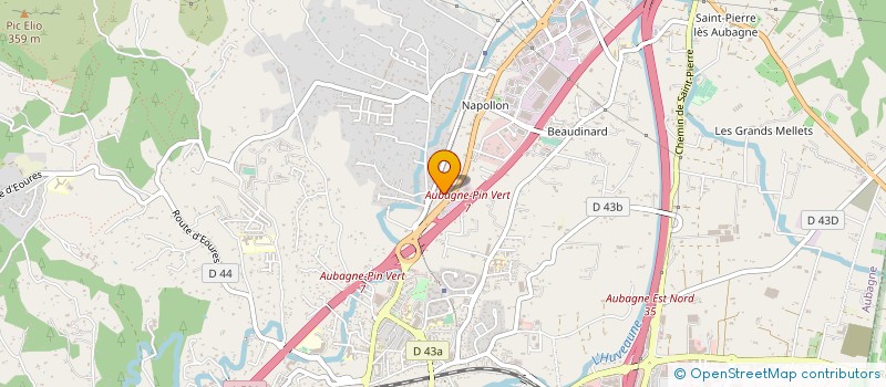 localisation de l'entreprise TAXI SEB à AUBAGNE