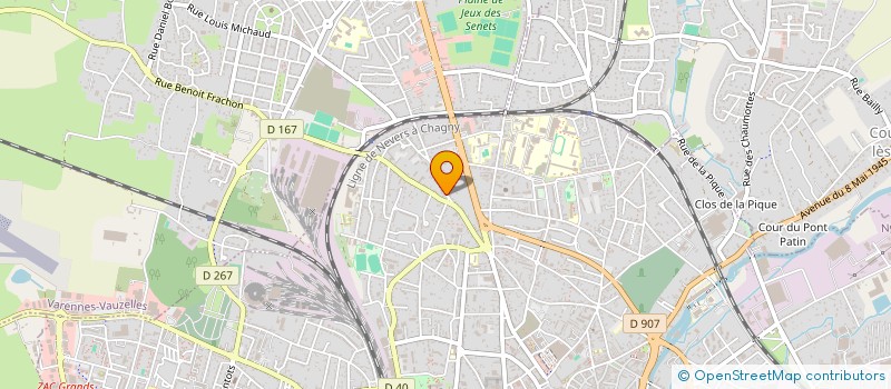 localisation de l'entreprise TAXI SEBASTIAN à NEVERS